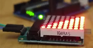 Arduino 8X8 Led Matrix Telefon ile Kontrolu