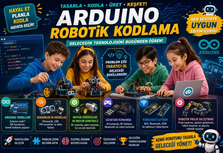 Online Arduino Robotik Kodlama Eğitimi