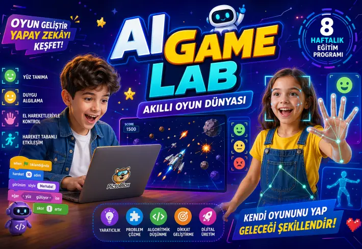 AI Game Lab: Akıllı Oyun Dünyası Eğitim Planı